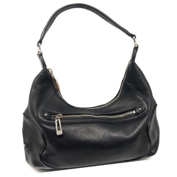 Cole Haan Black Leather Hobo/Shoulder Bag - Picture 2 of 8
